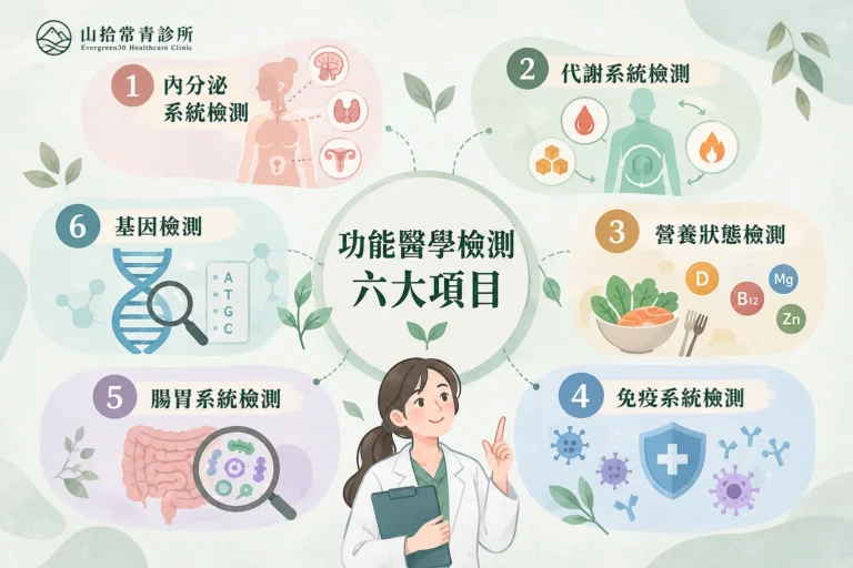 功能醫學檢測有哪些項目?